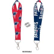 New England Patriots Reversible Key Strap Lanyard