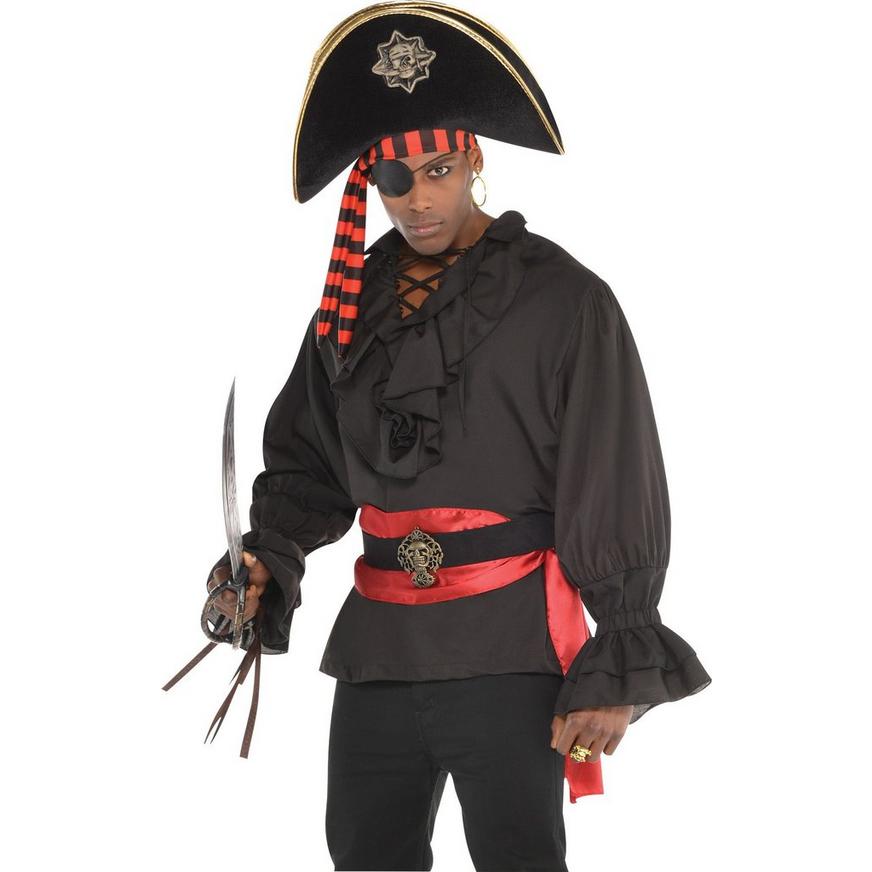 Black Pirate Shirt Deluxe