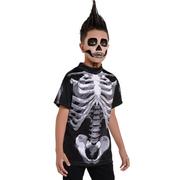 Child Skeleton T-Shirt - Black & Bone