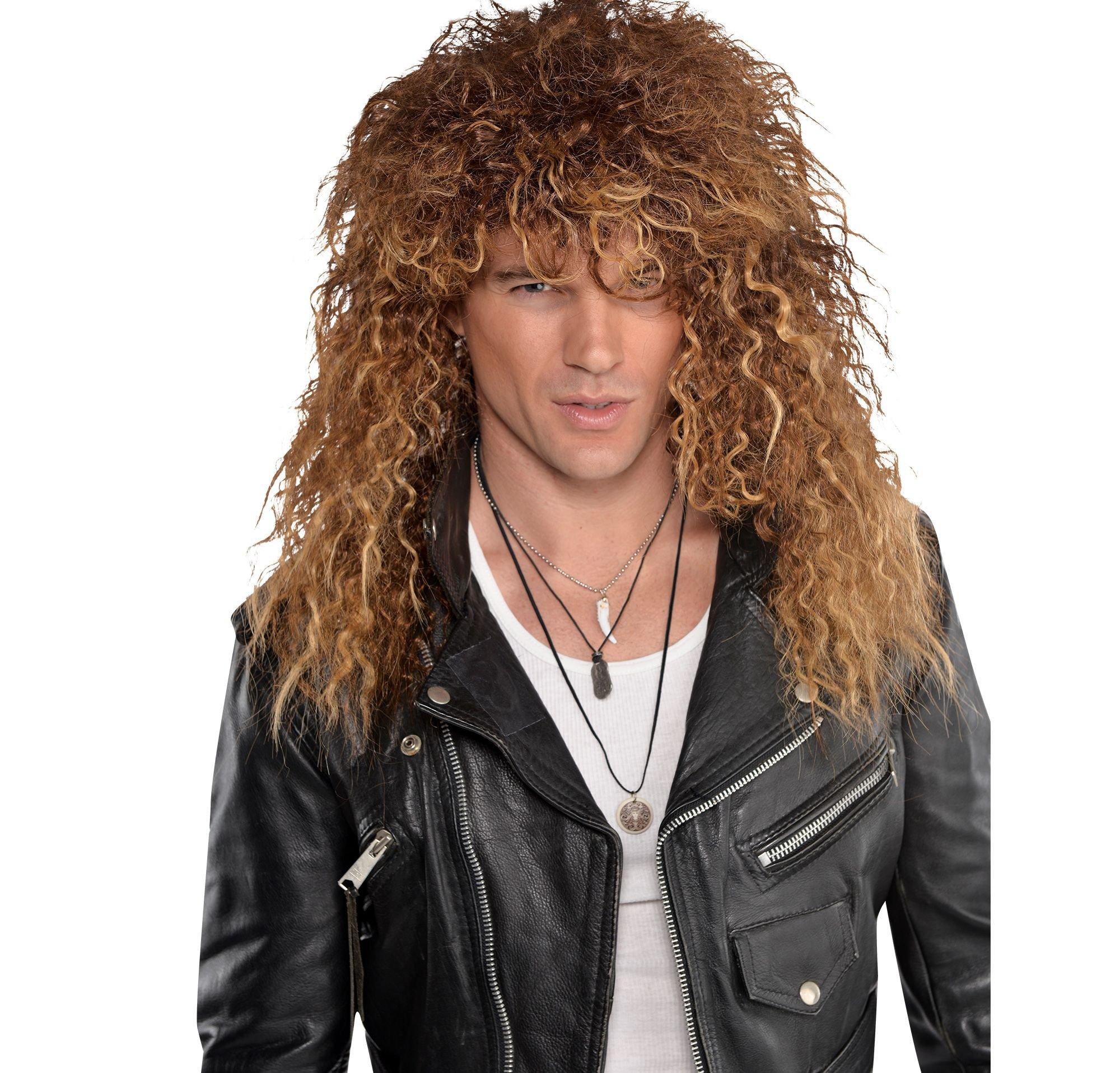 Brown Glam Rocker Wig Party City