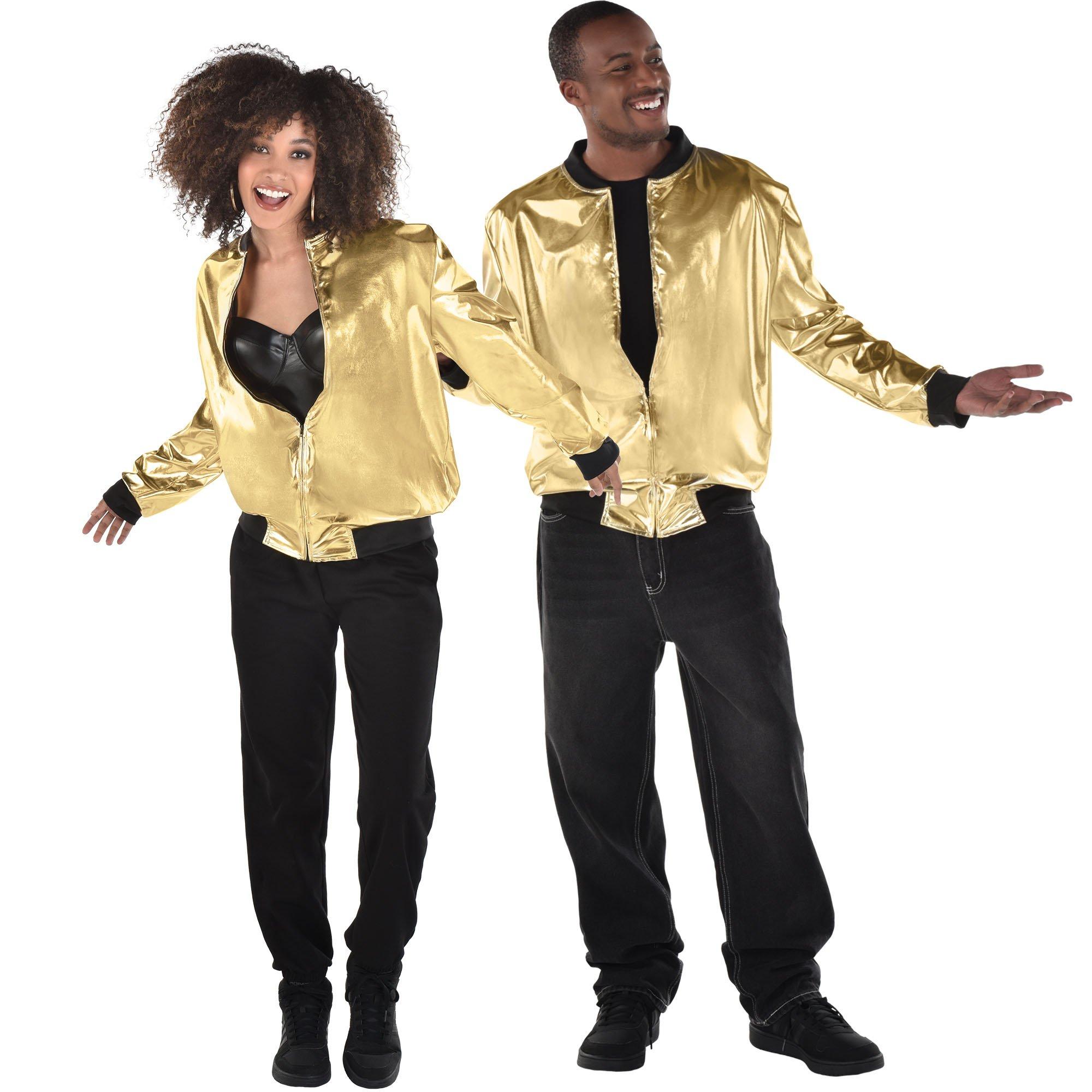 Metallic gold hot sale tracksuit