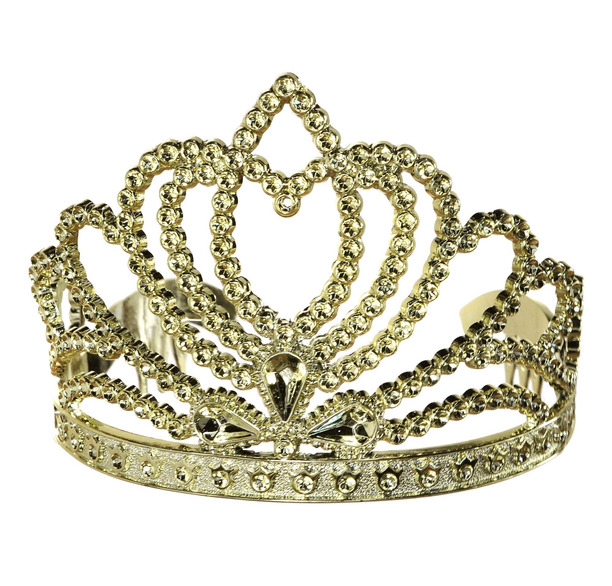 gold princess tiara