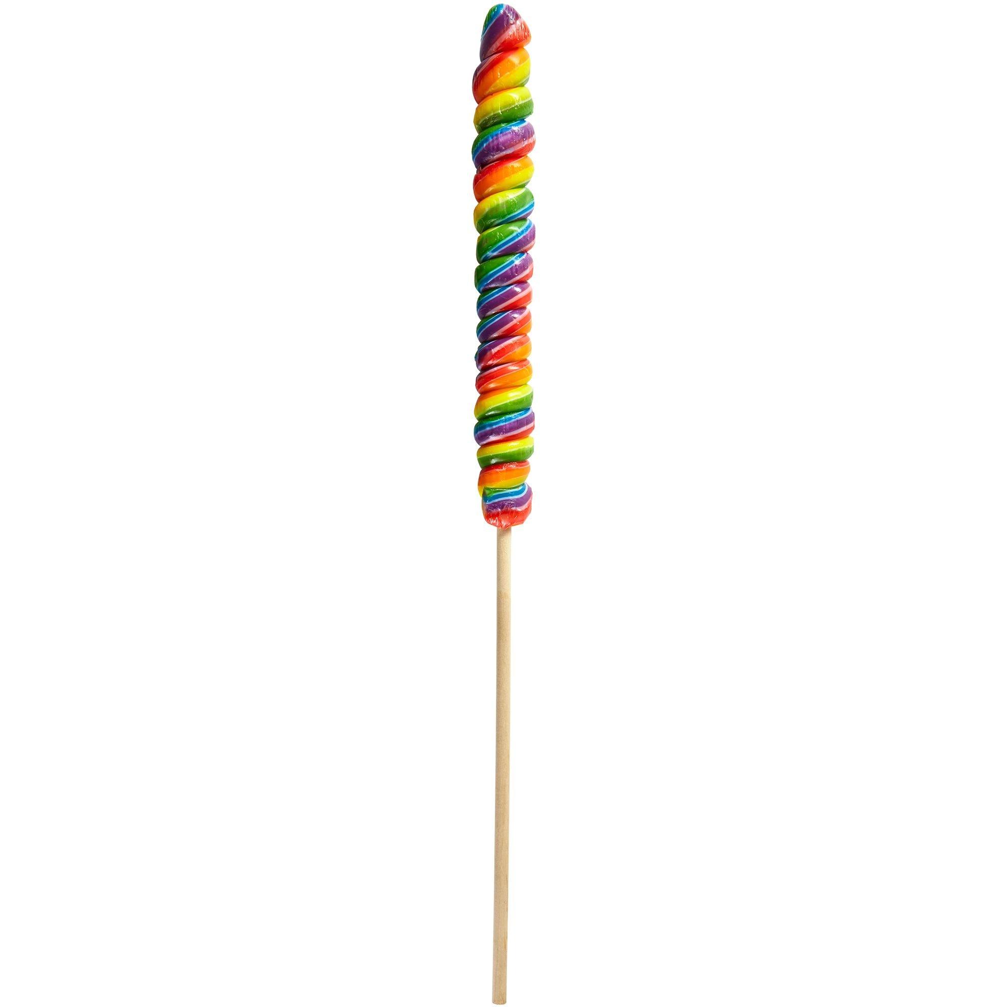 Rainbow Twisty Lollipop 3oz | Party City