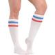 Red, White & Blue Stripe Athletic Knee-High Socks