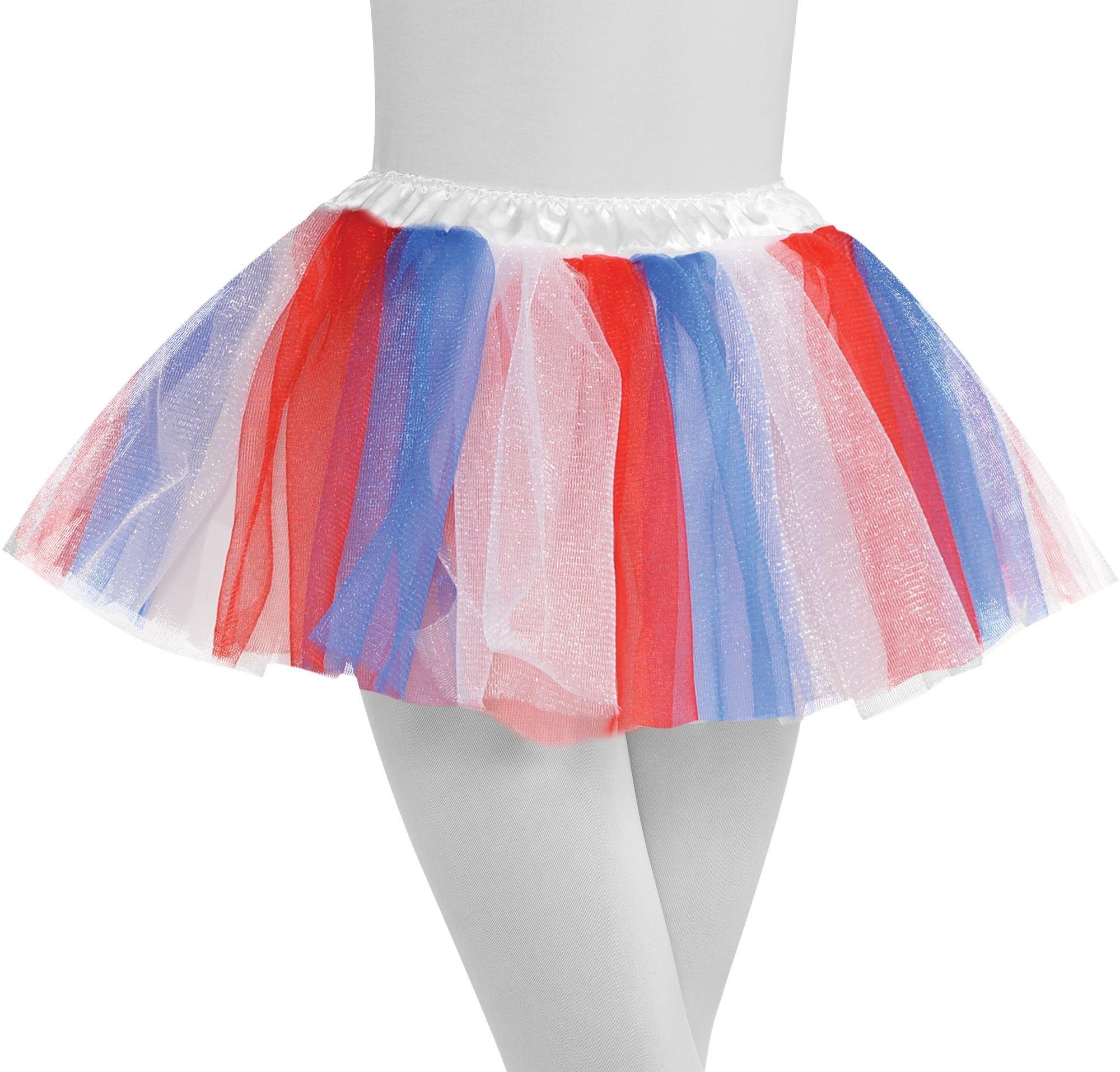 Red white blue tutu 2024 skirt