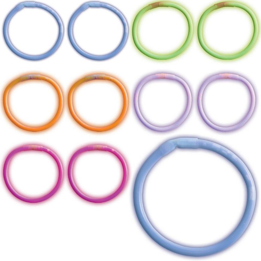 Multicolor Glow Bracelets 180ct