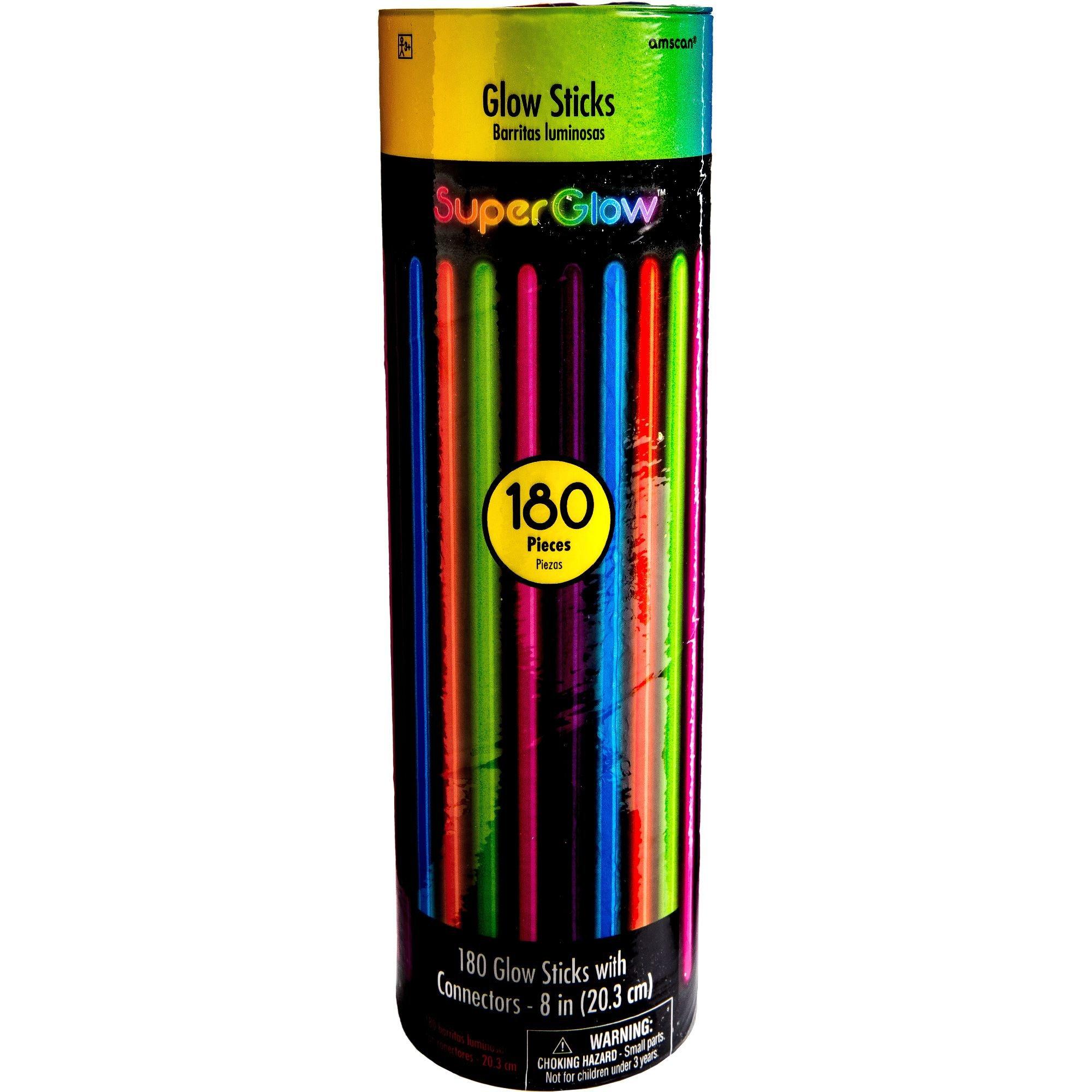 8 Inch. Glow Sticks Bracelets Neon Colors - 1000 Count