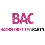 Glitter Bachelorette Party Letter Banner