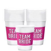 Team Bride Plastic Cups 25ct