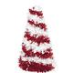 3D Candy Cane Tinsel Christmas Tree