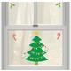 Christmas Tree Gel Cling Decals 8ct