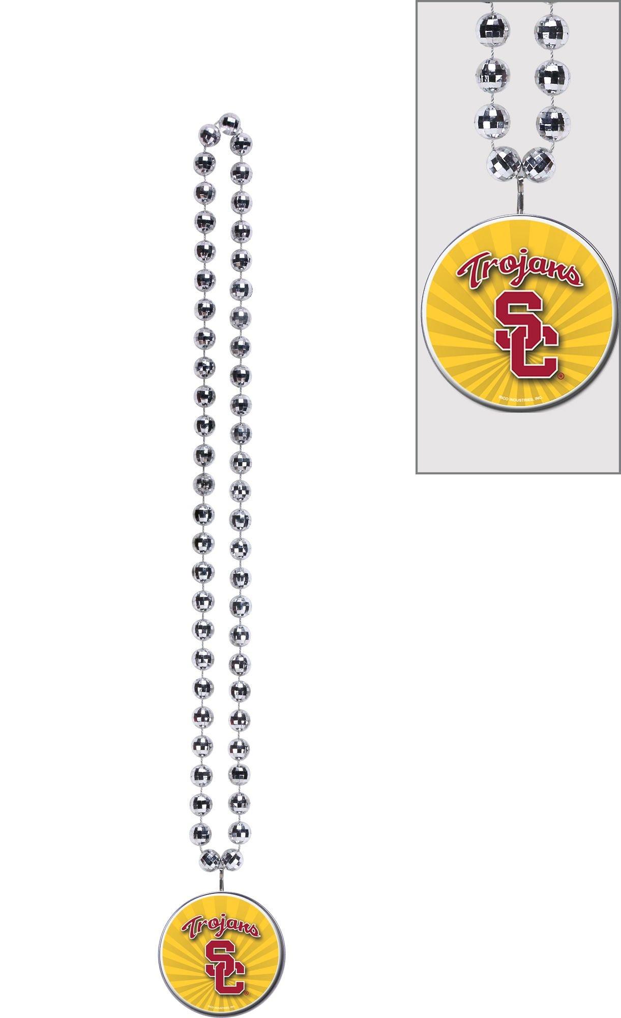 USC Trojans Pendant Bead Necklace