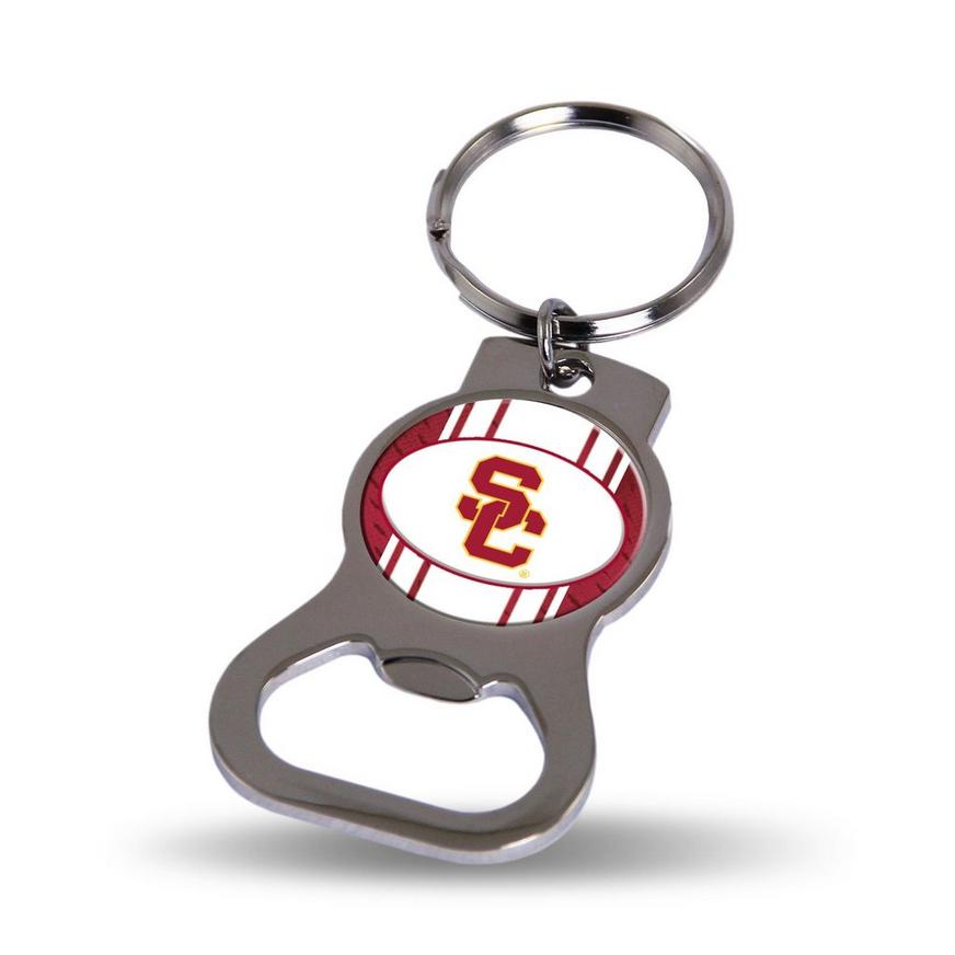 USC Trojans Bottle Opener Keychain