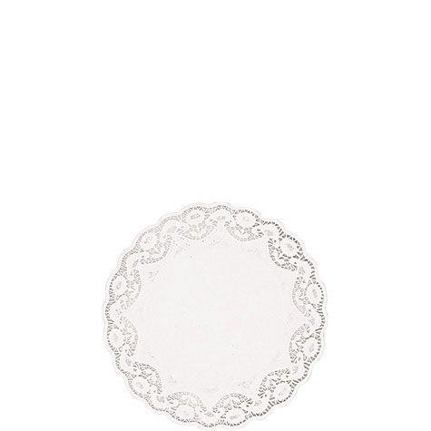 White Round Paper Doilies 48ct