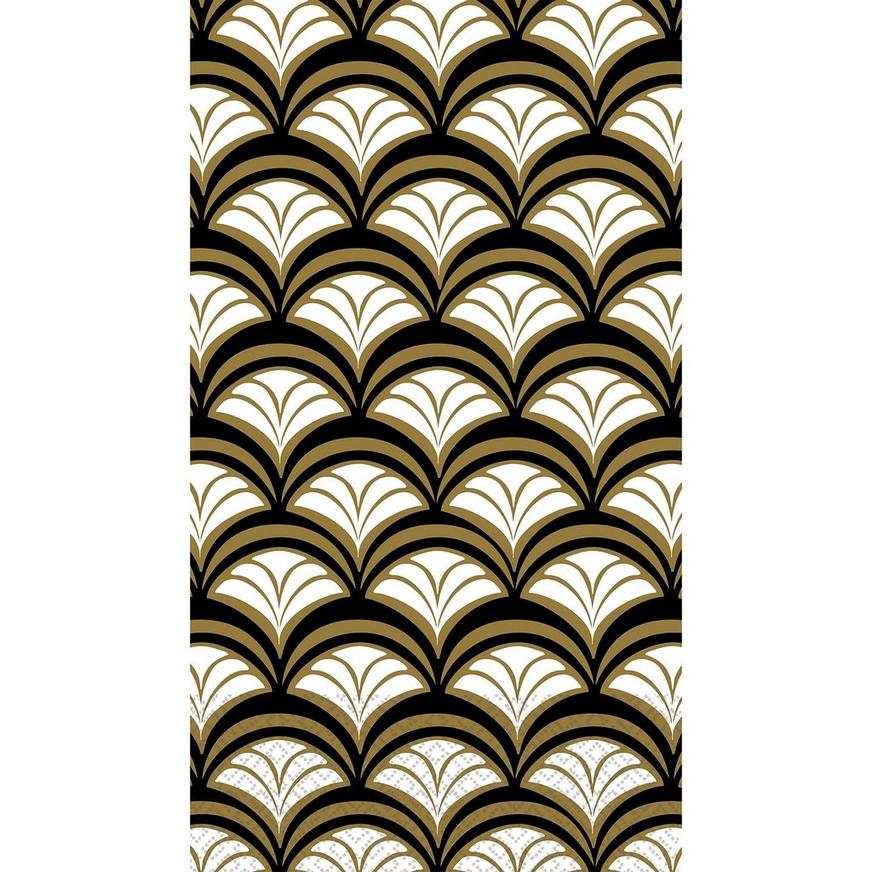 Gold Scalloped Guest Towels 16ct