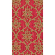 Festive Red & Gold Damask Guest Towels 16ct
