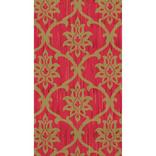 Festive Red & Gold Damask Guest Towels 16ct