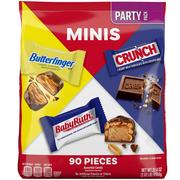 Nestle Assorted Mini Chocolate Candy Party Pack, 32.4oz, 90pc