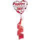 Happy Valentine's Day - Fringe Tail, 36in
