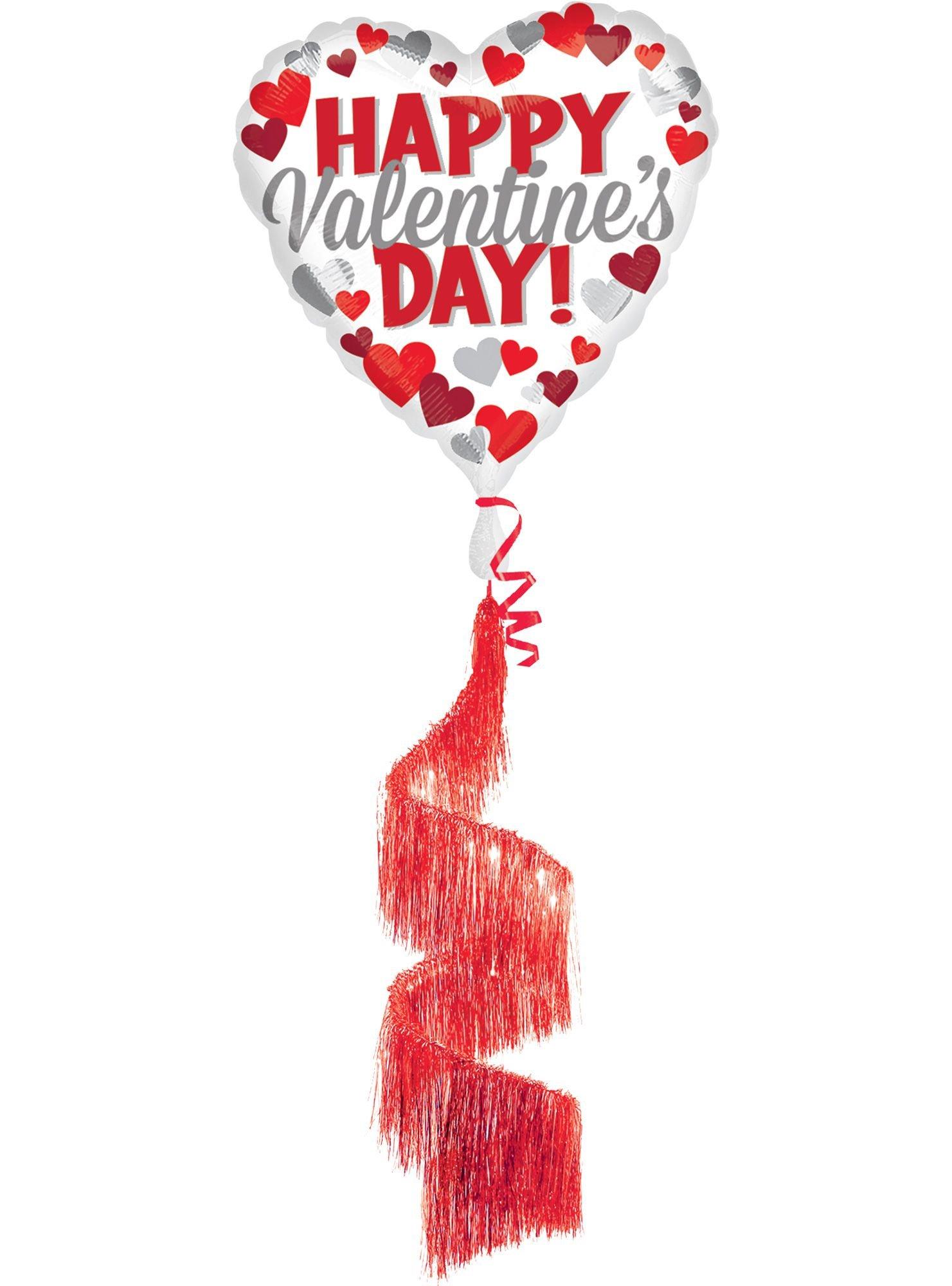 Happy Valentine's Day - Fringe Tail, 36in
