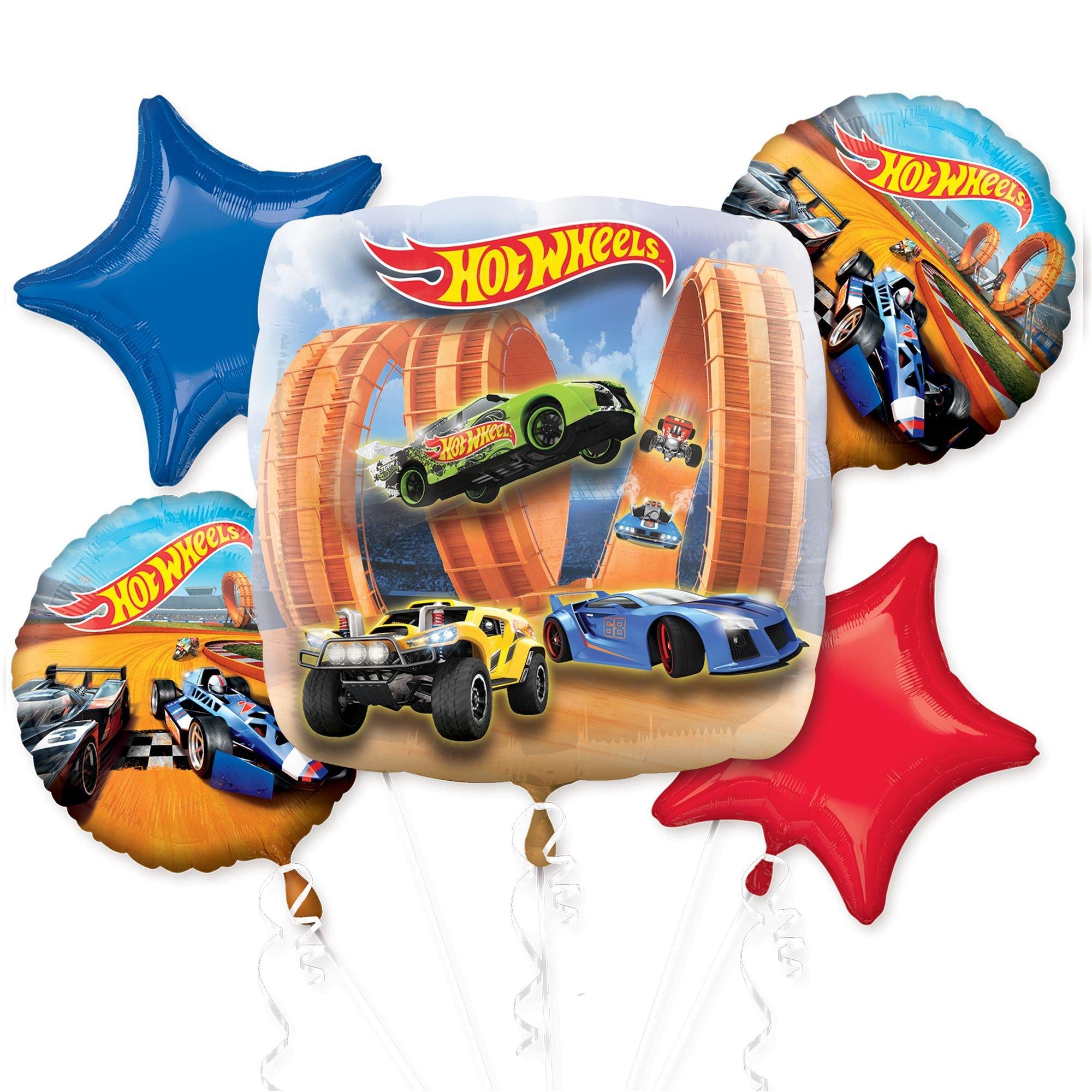 Hot Wheels Balloon Bouquet 5pc