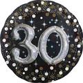 30th Birthday Balloon - 3D Sparkling Celebration, 36in