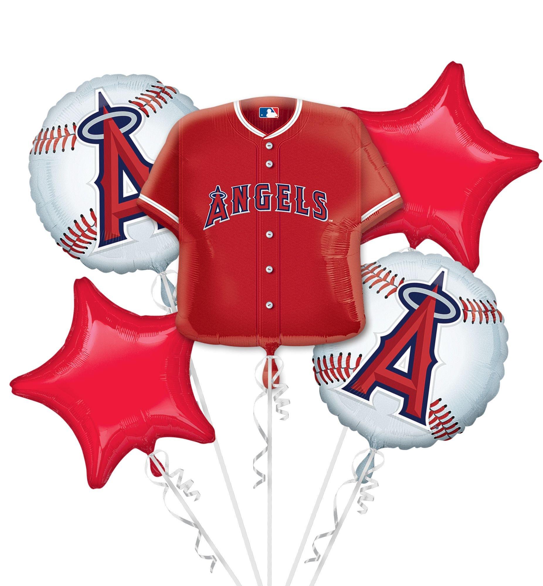 Men's Los Angeles Angels Black Big & Tall Fashion Jersey