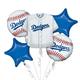 Los Angeles Dodgers Balloon Bouquet 5pc - Jersey