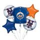New York Mets Balloon Bouquet 5pc - Jersey