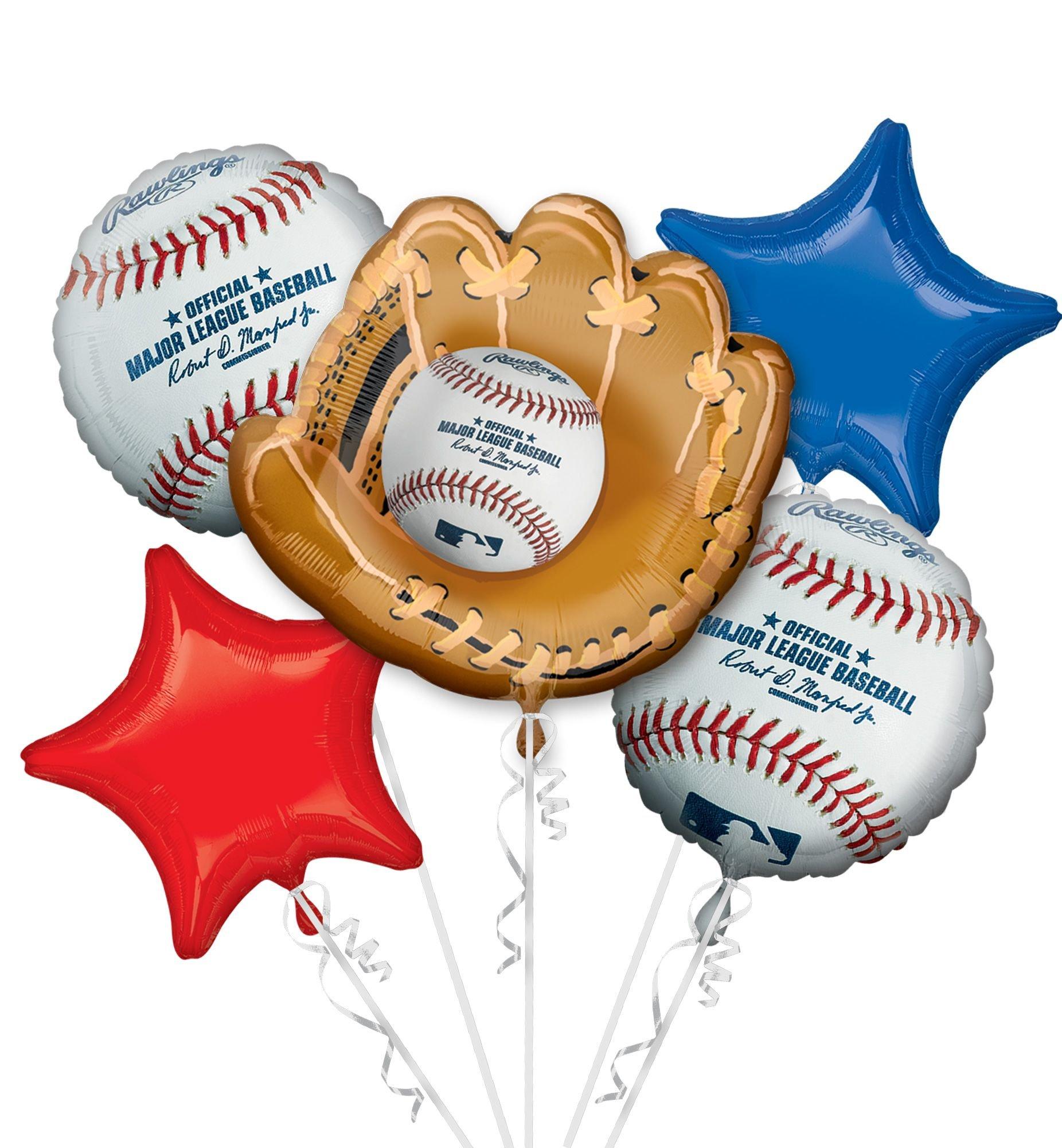 Los Angeles Angels Balloon Bouquet 5pc - Jersey