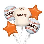 San Francisco Giants Balloon Bouquet 5pc - Jersey
