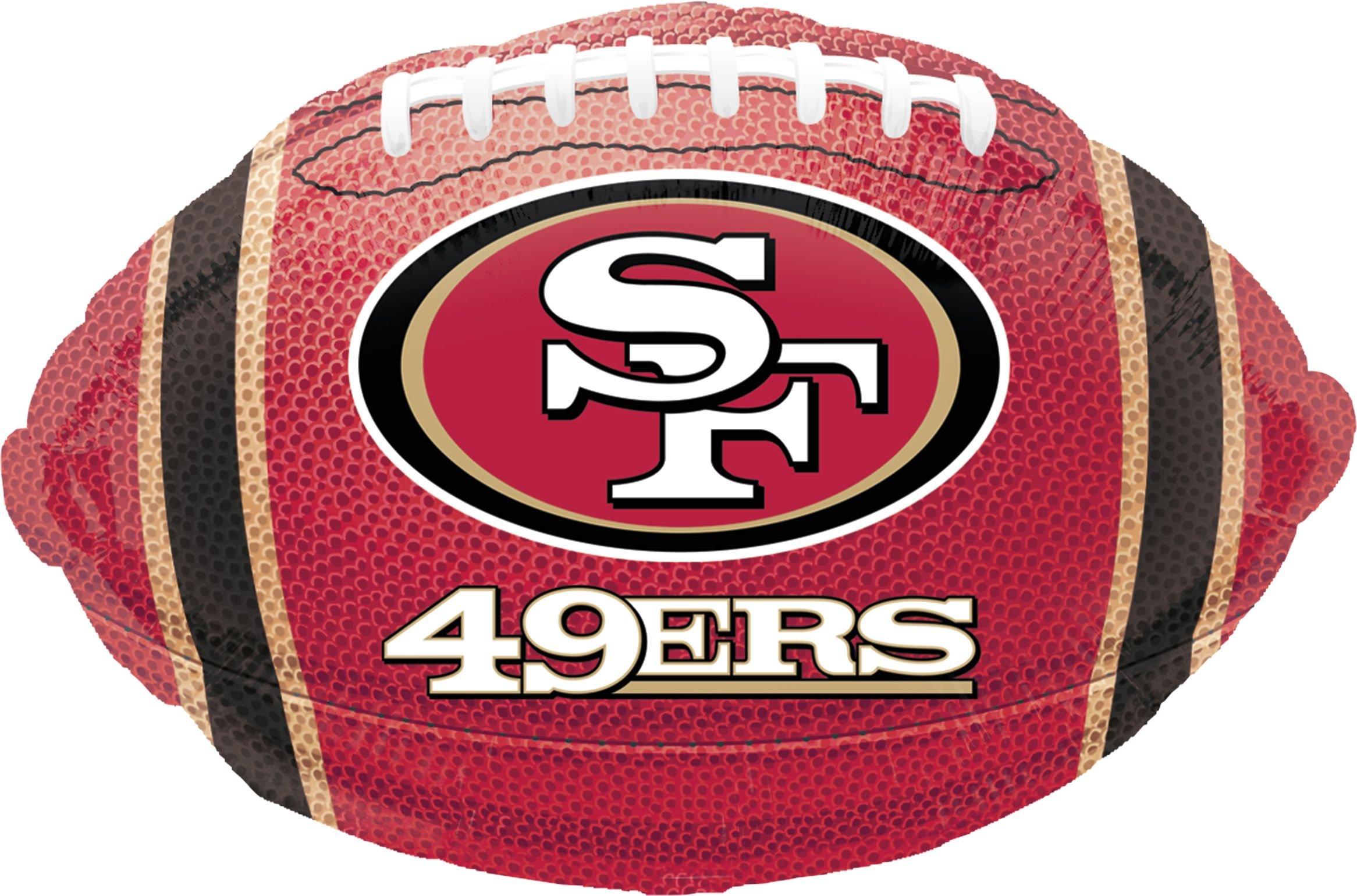 San Francisco 49ers Balloon 17in x 12in Football Party City