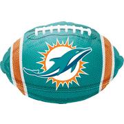 Miami Dolphins Balloon 17in x 12in - Football