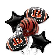 Cincinnati Bengals Balloon Bouquet 5pc