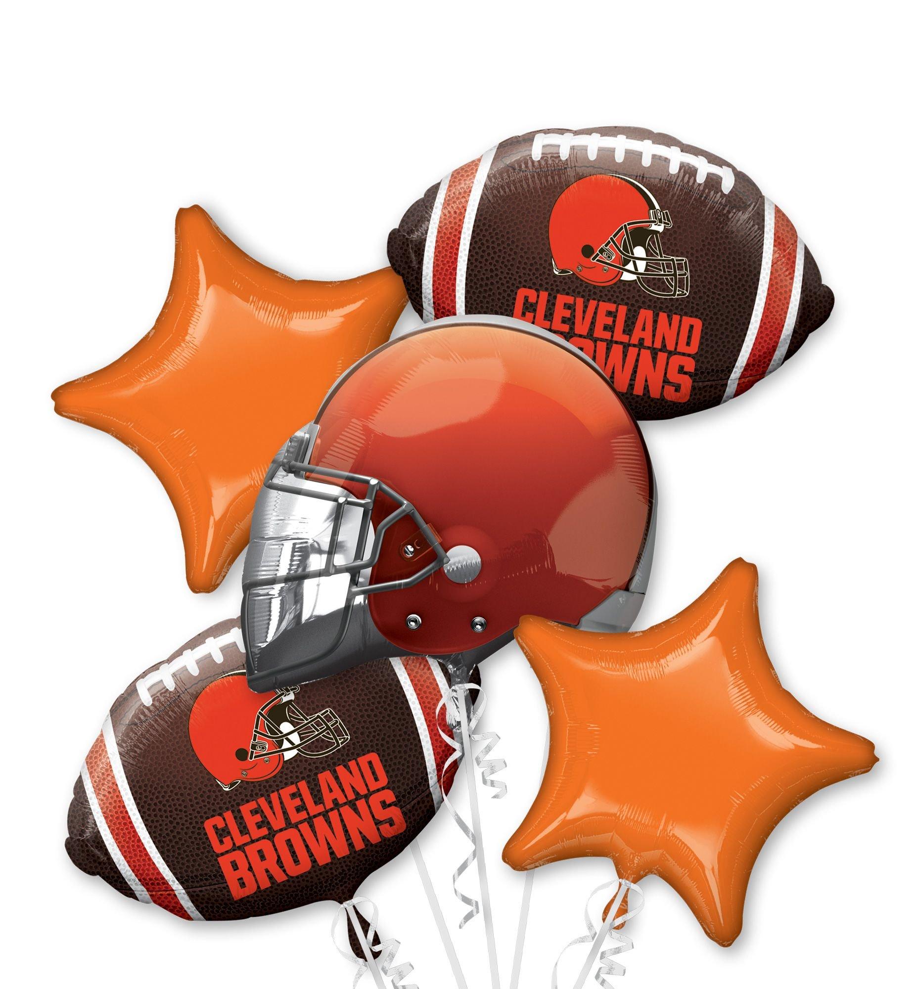 Anagram 74589 NFL Cleveland Browns Foil Balloon Bouquet
