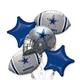 Dallas Cowboys Balloon Bouquet 5pc