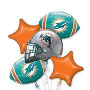 Miami Dolphins Balloon Bouquet 5pc