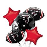 Atlanta Falcons Balloon Bouquet 5pc