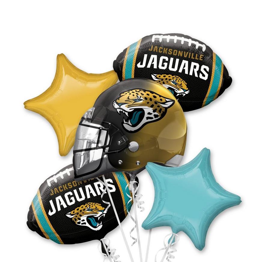 Jacksonville Jaguars Balloon Bouquet 5pc