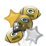 Green Bay Packers Balloon Bouquet 5pc