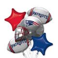 New England Patriots Balloon Bouquet 5pc