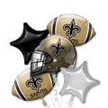 New Orleans Saints Balloon Bouquet 5pc