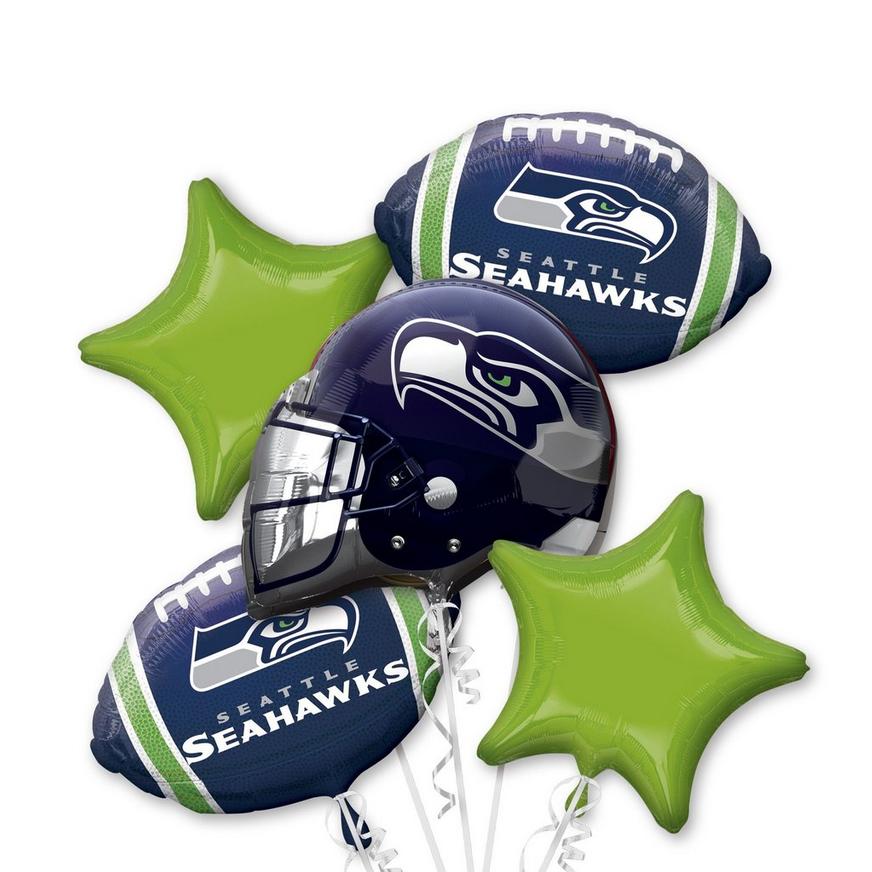 Seattle Seahawks Balloon Bouquet 5pc