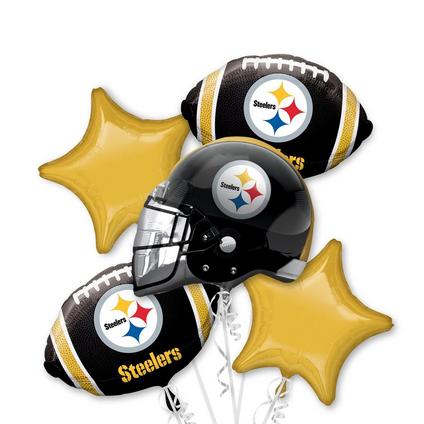 Pittsburgh Steelers Balloon Bouquet 5pc