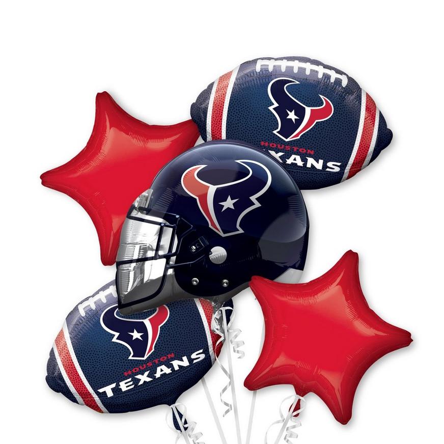 Houston Texans Balloon Bouquet 5pc