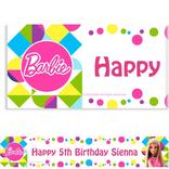 Custom Barbie Sparkle Banner