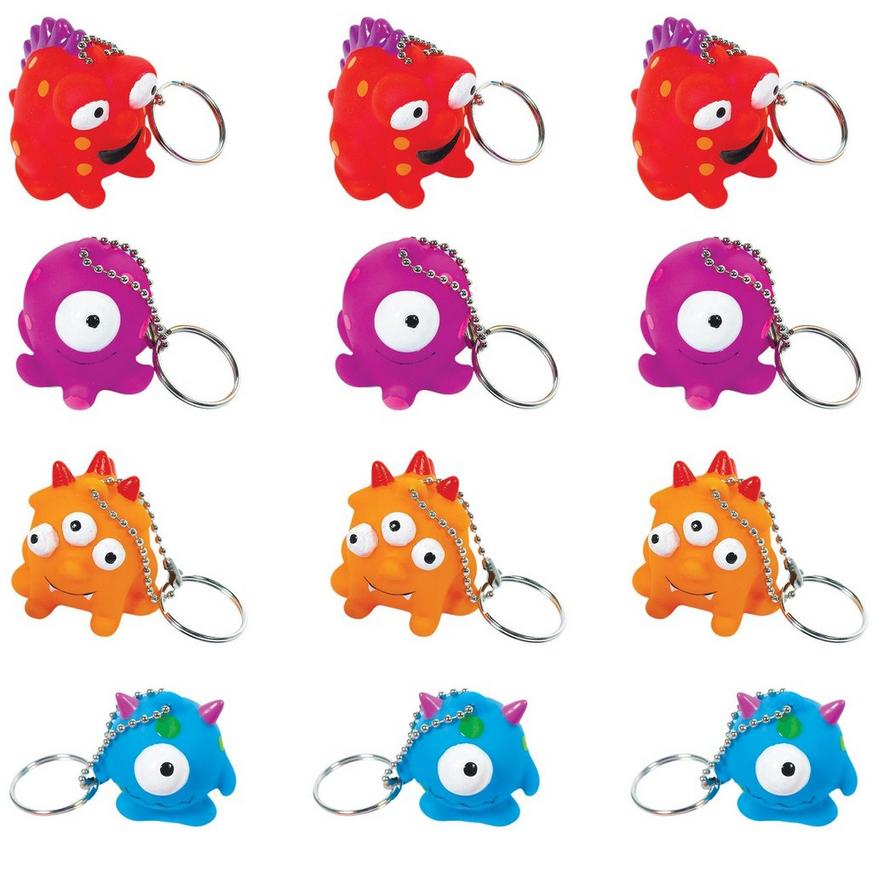 Monster Keychains 12ct