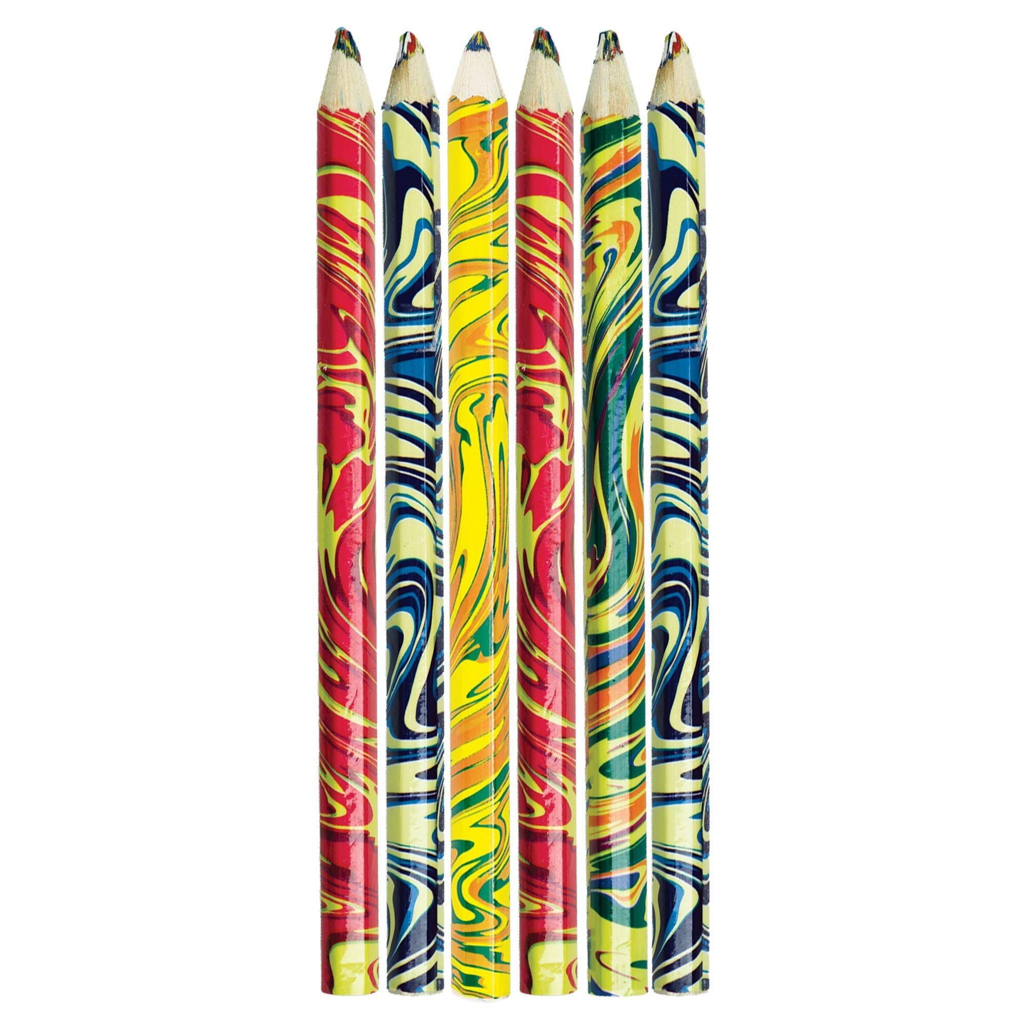 Rainbow Pencils: Pack of 5 Multicolor Pencils– My Modern Met Store