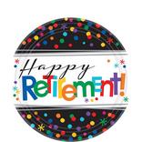 Happy Retirement Celebration Dessert Plates 8ct