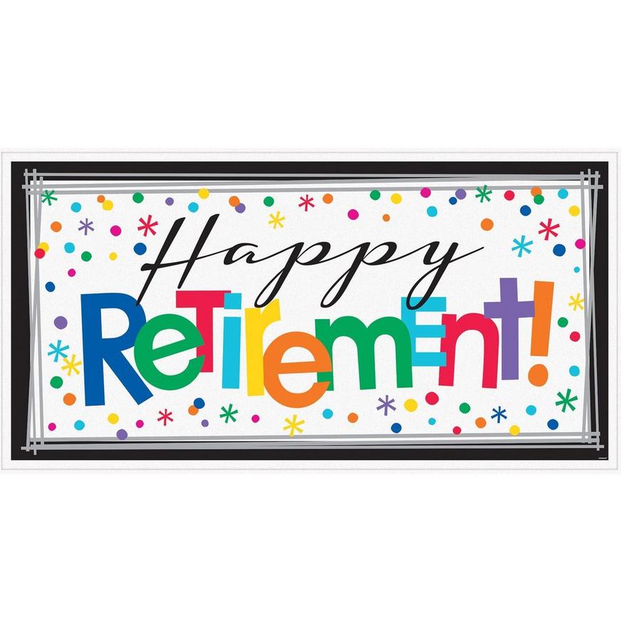 Happy Retirement Celebration Banner